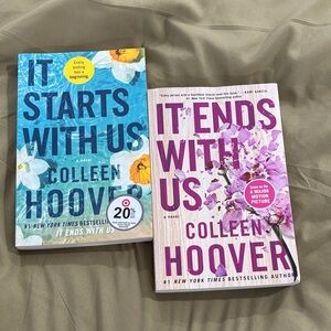 Colleen Hoover It Starts With Us and Ends With Us Novels